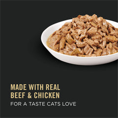 Purina Pro Plan High Protein Wet Gravy image showing savory gravy for mealtime appeal