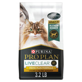 Purina Pro Plan LiveClear Senior 7+ chicken and rice bag front showing allergen-reducing formula