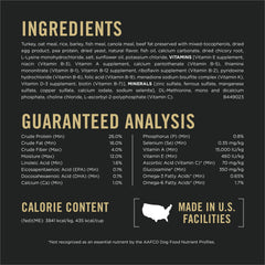 Purina Pro Plan omega-6 omega-3 blend supports healthy skin and coat.
