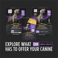 Purina Pro Plan OraChews Veterinary Oral Health Council seal visible, suggesting tartar control support.