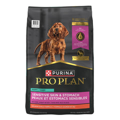 Purina Pro Plan Puppy skin and coat support image suggesting healthy shine
