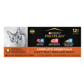 Purina Pro Plan Seafood Favorites can-gravy showcased, supporting lean muscle with high protein.