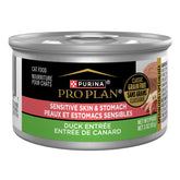 Purina Pro Plan Sensitive Skin and Stomach duck entree can highlights real duck protein for picky eaters