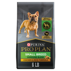 Purina Pro Plan Small Breed bag front suitable for dogs under 20 pounds