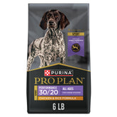 Purina Pro Plan Sport Performance 30/20 bag—endurance-focused nutrition for active dogs.