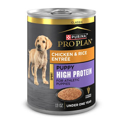 Purina Pro Plan Sport puppy can packed with 23 vitamins and minerals for overall wellness.