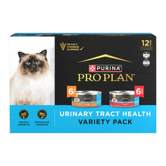 Purina Pro Plan urinary tract chicken entree in gravy for high-protein meals and urinary health support.