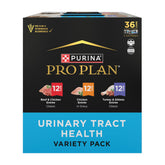 Purina Pro Plan Urinary Tract Health pack of cans with real meat variety for cats