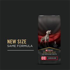 Purina Pro Plan Veterinary Diets cardio blend ingredients highlight omega-3 and MCT support.