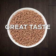 Purina Pro Plan Veterinary Diets DM wet can opened to reveal loaf texture