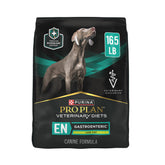 Purina Pro Plan Veterinary Diets EN Gastroenteric Low Fat dog food bag highlights gentle digestion