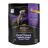 Purina Pro Plan OraChews large-breed bottle display for dental health support