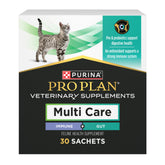Purina Pro Plan Veterinary Multi Care bottle with digestive probiotics for cats.