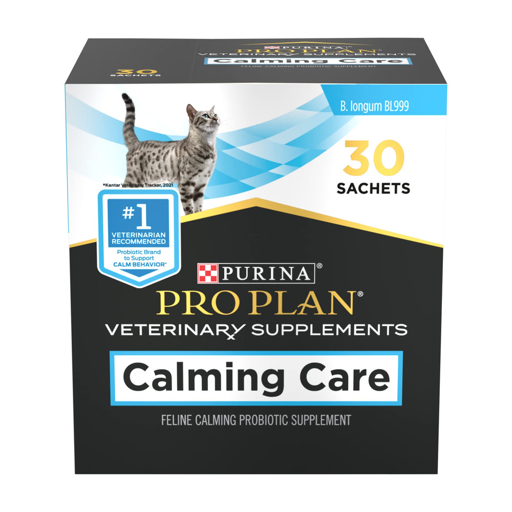 Purina Pro Plan Calming Care cat probiotics box supports daily calm
