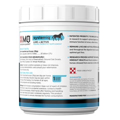 Purina Systemiq daily-use scoop shows simple routine gut support.
