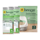 Purina Tidy Cats Breeze refills pellets for odor control and easy scooping.