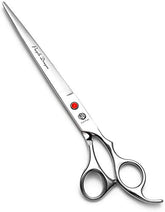 Purple Dragon sharp edge shears blade closeup for precise grooming