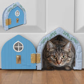 Purrfect Portal Fairy Door with large opening for easy entry and exit.