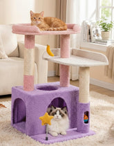 Purrlato Moonlit Violet cat tower large perch for window watching and lounging