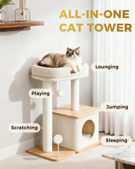 Purrlato soft padded beds and cozy condos for secure lounging