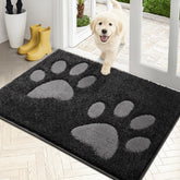 PURRUGS dirt-trapping door mat at entrance capturing mud from shoes