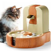 PURRVANA Cat Water Fountain spill-resistant design keeps drinking area tidy.