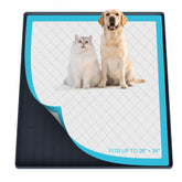 PUWANJILI Pee Pad Holder on 34x28 pads keeps pads aligned and secure.