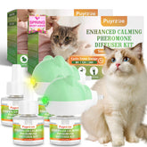 Puyrzoe cat calming diffuser setup eases feline tension in shared spaces