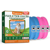 Puyrzoe cat flea collar 4-pack ready for multi-cat protection