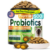 Puyrzoe Cat Probiotics Chews packaging, showcasing daily digestive support for cats.