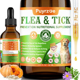 Puyrzoe dog flea drops bottle pour enables easy daily application.