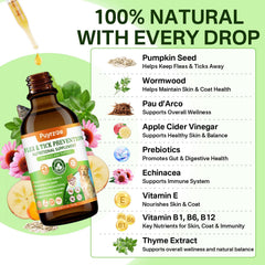 Puyrzoe echinacea blend emphasizes immune support for dogs.