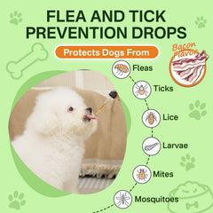 Puyrzoe pumpkin seed extract highlights natural flea prevention support.