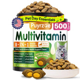 Puyrzoe Taurine Cat Multivitamin chews bottle for daily feline supplementation.