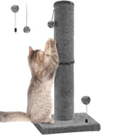 PuzzlePaw Carpet Craft post provides tall scratching space for large indoor cats.