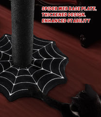 PuzzlePaw sturdy spider web base prevents tipping during vigorous play.