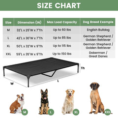 PVY bed frame construction shows sturdy support for outdoor use