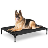 PVY Elevated Dog Bed outdoor frame with sturdy steel for large dogs