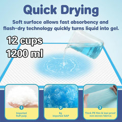 PWQOENFD Six-layer quick-dry design keeps surfaces dry