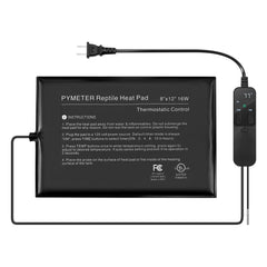 Pymeter reptile heating pad with PID thermostat for precise belly heat