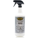 Pyranha Legacy Fly Spray bottle ready for outdoor use, offering long-lasting protection.