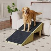PyroLog 3-in-1 dog ramp with hidden storage improves space efficiency