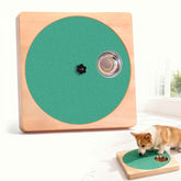 QICIKRASE wooden interactive dog nail scratch board for engaging paw care.