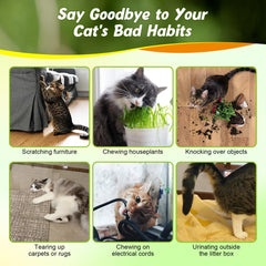 QINGQIYUE cat deterrent spray on curtains discourages climbing