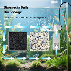 QiQiWader adjustable oxygenation control knob enables customizable aeration for healthier water.