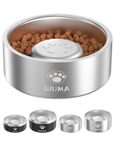 Qiuma slow feeder bowl with center design promotes more controlled meals.