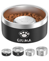 Qiuma Slow Feeder dog bowl center design aids paced eating for calmer meals