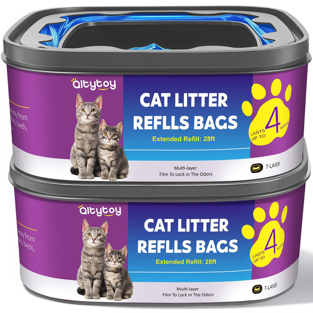Qltytoy cat litter refill bag 28ft jumbo designed for Standard compatibility and extended use.