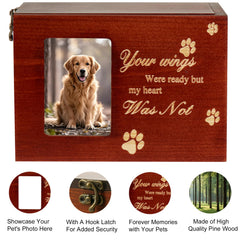 QMoveltyF memorial bracelet complements the urn for cherished remembrance.