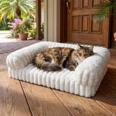 QOKO Cat Bed with self-warming feature for cozy warmth.